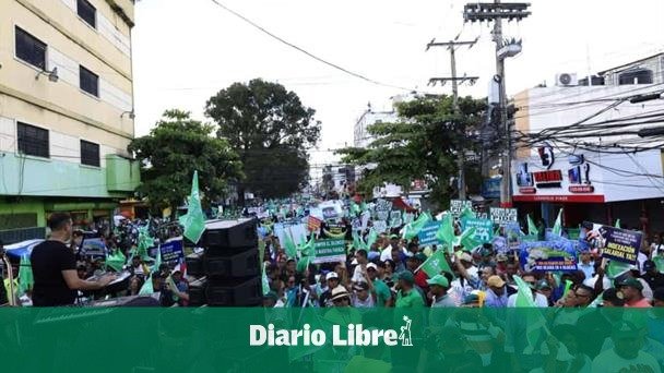 Fuerza del Pueblo marcha por barrios del DN Fuerza del Pueblo marcha por barrios del DN