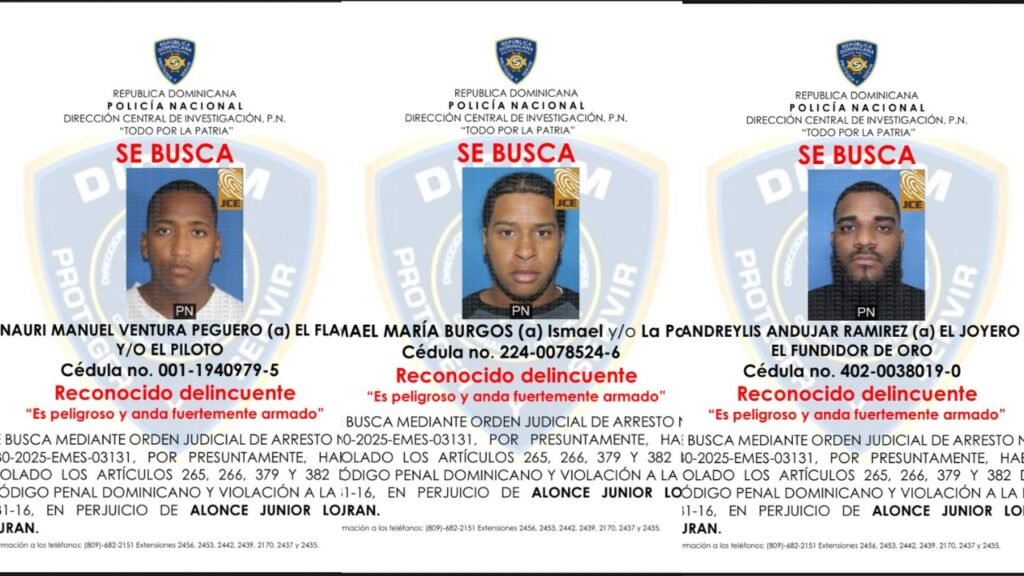 PN apresó integrantes de banda que asaltó en Los Frailes